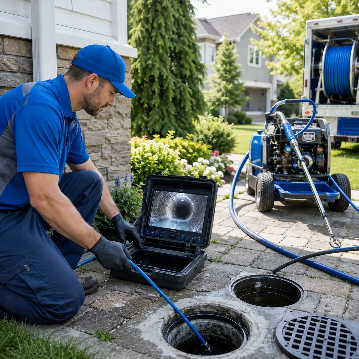 Outdoor drain cleaning professionals serving Woodstock, AL